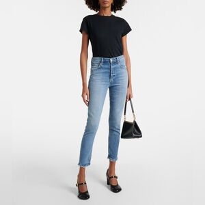 Agolde Nico High Rise Slim Fit Jeans in Medium Indigo. NWT. Size 28